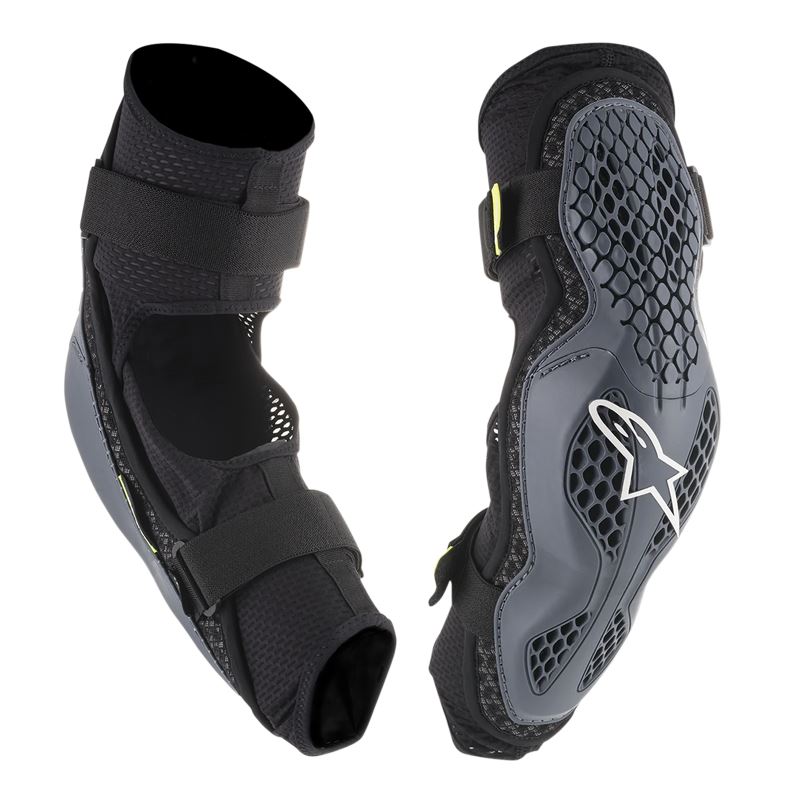 Alpinestars 2024 Sequence Elbow Protectors Anthracite Yellow Flou